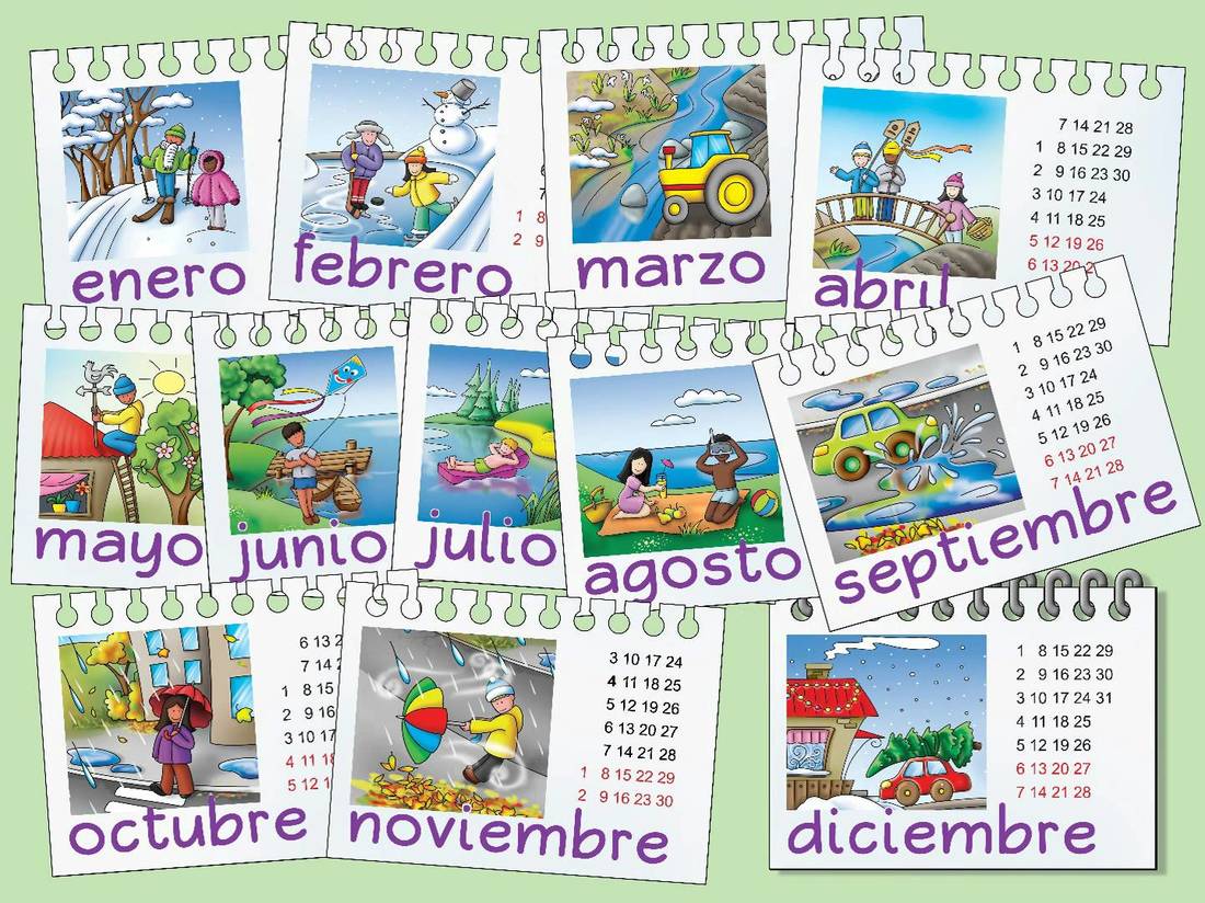 Español Con Smith Unidad Uno El Calendario